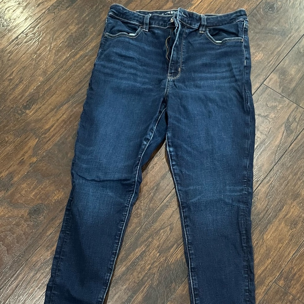 Dark Blue Denim Jeans